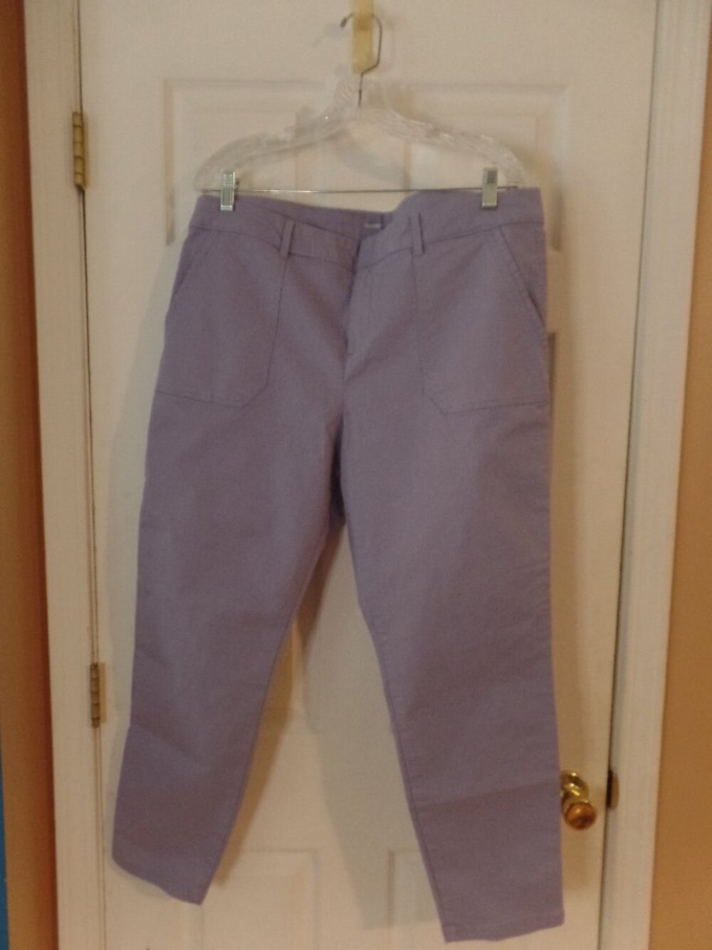 NWoT Old Navy Pixie Chino Ankle Pants 16 XL Pastel Lavender Light Purple